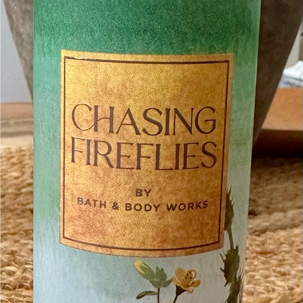 Rare Bath & Body Works CHASING FIREFLIES 4 PC Body Care Gift Bag discontinued - Picture 5 of 7